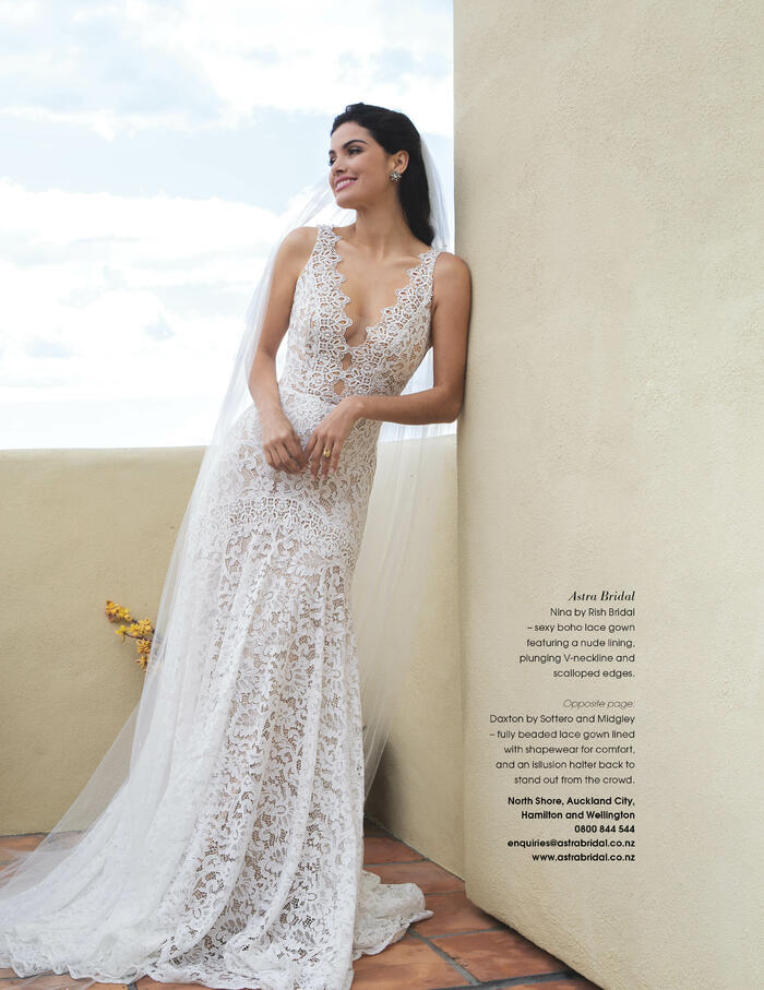 As featured in Bride and Groom Magazine